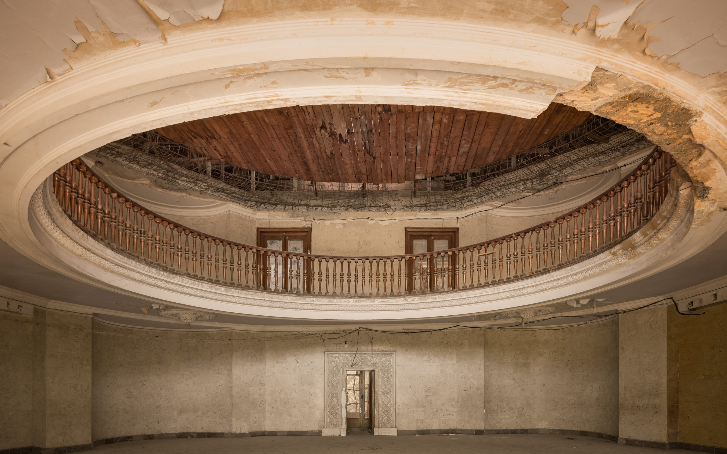 Domed hall with an oval gallery, Sanatorium Metallurgist